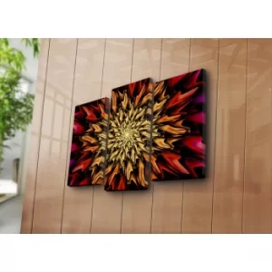 Image of 3PATK-108 Multicolor Decorative Canvas Painting (3 Pieces)
