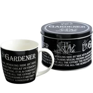 Image of Ultimate Gift for Man Mug in a Tin Gardener