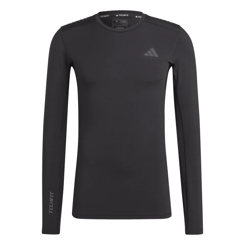 Image of adidas Long Sleeve Performance Gym Top Black male S