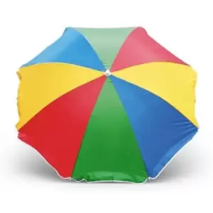 Image of Pms Red Green And Blue Striped Parasol