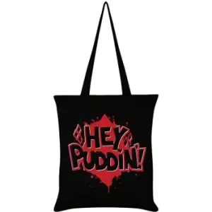 Image of Grindstore Hey Puddin Tote Bag (One Size) (Black) - Black