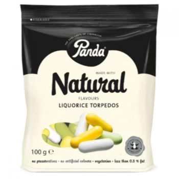 Image of Panda Licorice Torpedos - 100g x 18