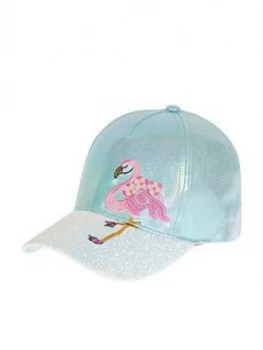 Image of Monsoon Girls Flamingo Sequin Cap - Mint