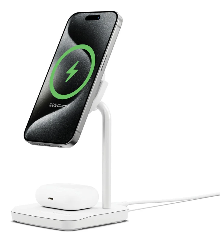 Image of Cygnett Qi2.0 2in1 Chargebase - White