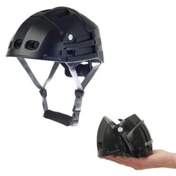 Image of Overade Plixi Fit Foldable Helmet in Black - L/XL