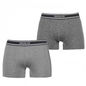 Image of SoulCal Grindle Boxers Two Pack - Grey Grindle