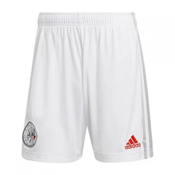 Image of adidas Ajax Amsterdam 2 half 2 Home Shorts Unisex - White / Stone