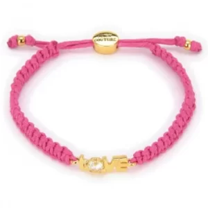 Image of Ladies Juicy Couture PVD Gold plated Love Juicy Cord Bracelet