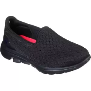 Image of Skechers Girls Go Walk 5 Moving On Slip On School Shoes UK Size 2 (EU 35)