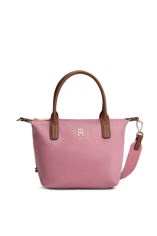 Image of Tommy Hilfiger Womens Popette Mini Tote Spring Rose in Pink Pink Female