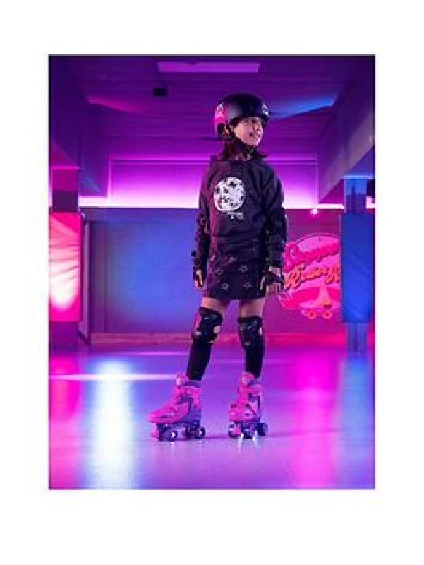 Image of Xootz Kids Adjustable Quad Skates - Purple - Medium One Colour WOZIF Unisex