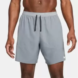 Image of Nike Dri-FIT Stride Mens 7 2-In-1 Running Shorts - Grey