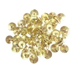 Image of Brass Drawing Pins Brass 9.5mm Pack of 1000 34231