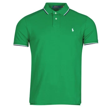 Image of Polo Ralph Lauren CALMIRA mens Polo shirt in Green - Sizes EU S,EU M,EU L,EU XL