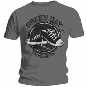 Image of Green Day Converse Mens Grey T Shirt: Small