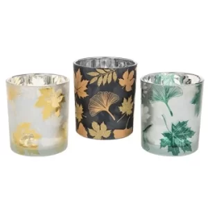 Image of Autumn Leaves Tealight Large