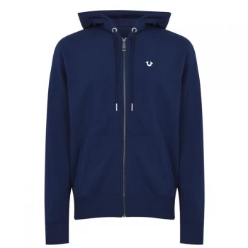 Image of True Religion Horseshoe Zip Hoodie - Navy