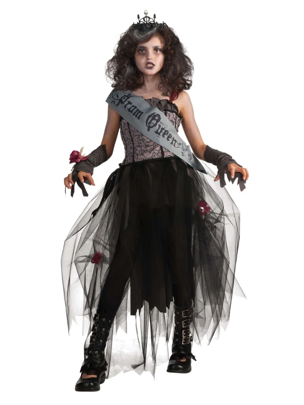 Image of Rubies Kids Goth Prom Queen Costume Multi unisex