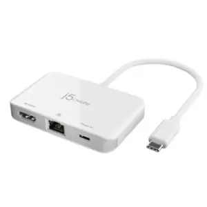 Image of j5create JCA351-N USB-C to 4K HDMI Ethernet Adapter