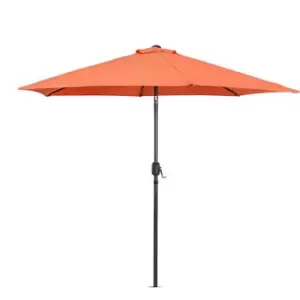 Image of Royalcraft 2.5m Orange Crank and Tilt Parasol Parasol - Garden & Outdoor