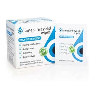 Image of Lumecare Eyelid Wipes 20 Wipes