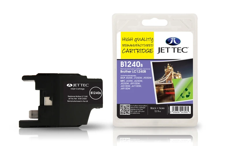 Image of Jet Tec 101B124001 ink cartridge Standard Yield Black