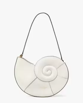 Image of Kate Spade What The Shell Nautilus Shell Shoulder Bag, Cream., One Size