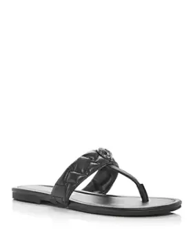 Image of Kurt Geiger London Womens Kensington T-Strap Sandals