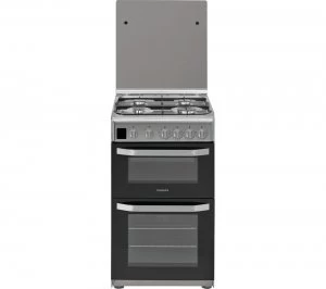 Image of Hotpoint HD5G00CCSS Double Gas Cooker