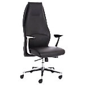 Image of dynamic Executive Chair Mien Bonded Black Leather