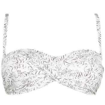 Image of Biba Band Twist Bikini Top - Neutral Tiger