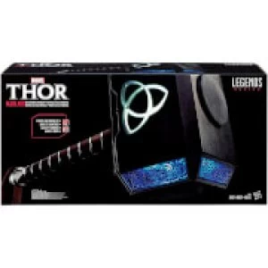 Image of Hasbro Marvel Legends Thor Mjolnir Hammer Electronic Prop Replica