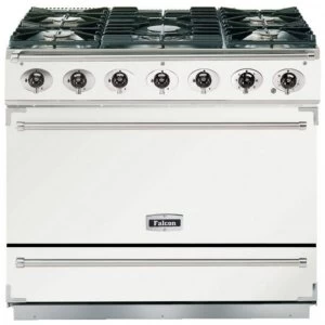 Image of Falcon F900SDFWHNG 87470 90cm Single Cavity Dual Fuel Range Cooker - White