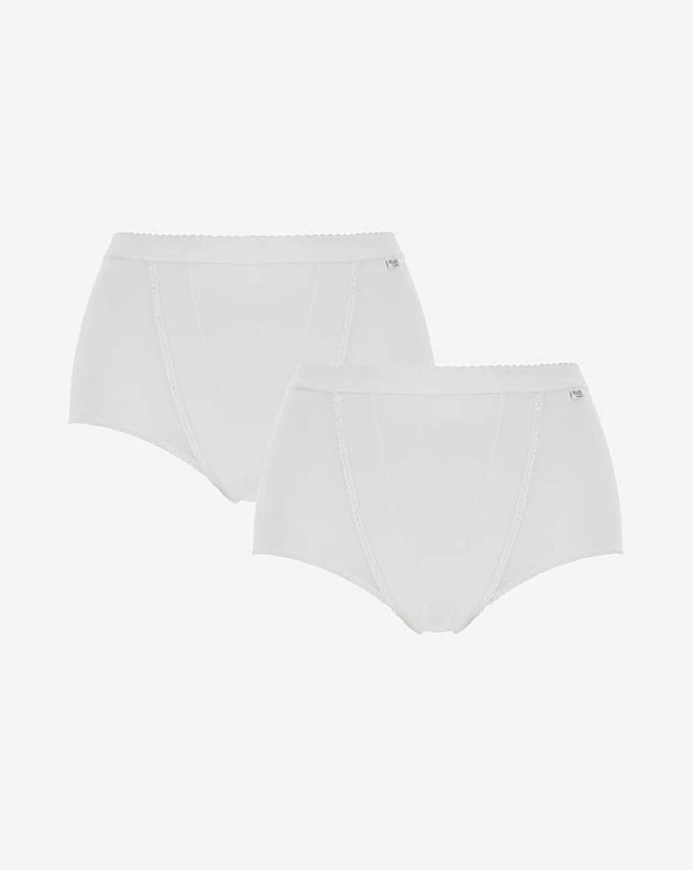 Image of Sloggi Sloggi 2Pk Control Maxi Knicker Blk, Wht White Female 26 KE51208