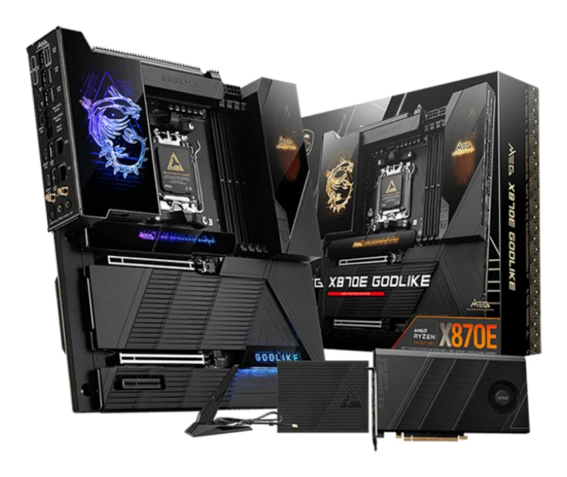 Image of MSI MEG X870E GODLIKE motherboard AMD X870E Socket AM5 Extended ATX