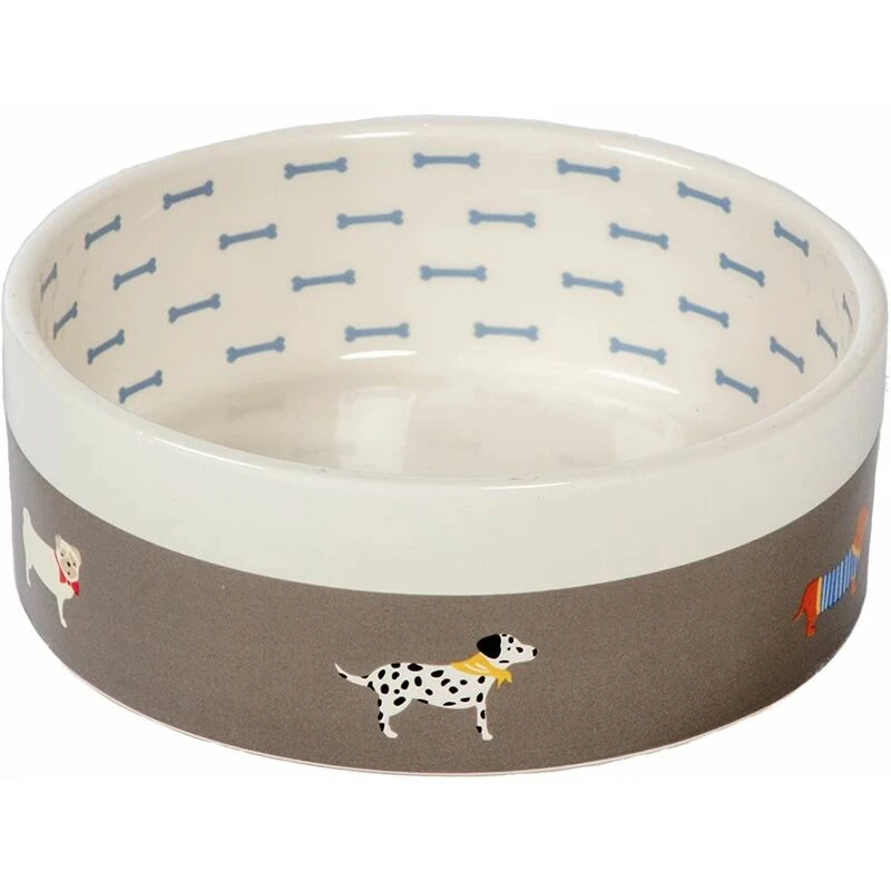 Image of Fat Face Fat Face - Danish Design Fatface Marching Dog Bowl - 729861 729861