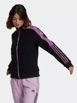 Image of Adidas Tiro Winterized Track Top - Black