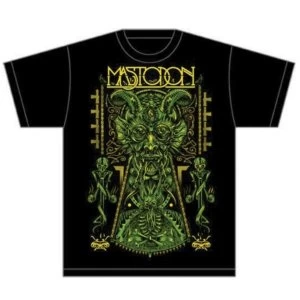 Image of Mastodon - Devil on Black Unisex Small T-Shirt - Black