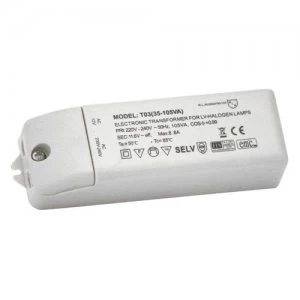 Image of KnightsBridge 105va Transformer Electronic and Dimmable For Low Voltage Lamps