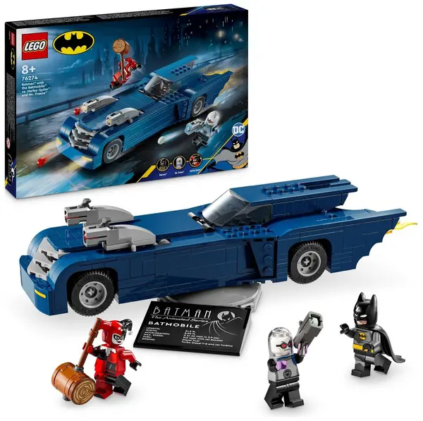Image of LEGO LEGO DC Batman & Batmobile vs Harley Quinn & Mr Freeze 76274