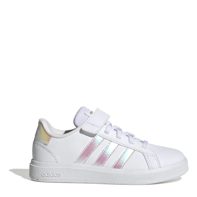 Image of adidas Grand Court Trainers Child Girls - White White 1