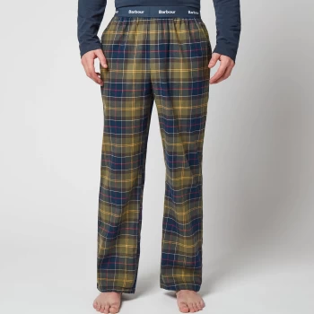 Image of Barbour Lounge Mens Glenn Tartan Sweatpants - Classic - M