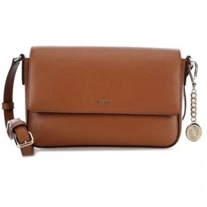 Image of DKNY Sutton Medium Flap Cross Body Bag - DRIFTWOOD DFW