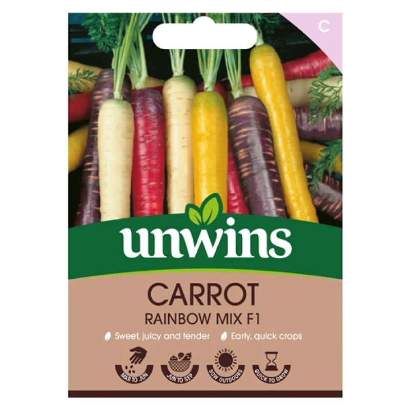 Image of Unwins Carrot Rainbow Mix F1
