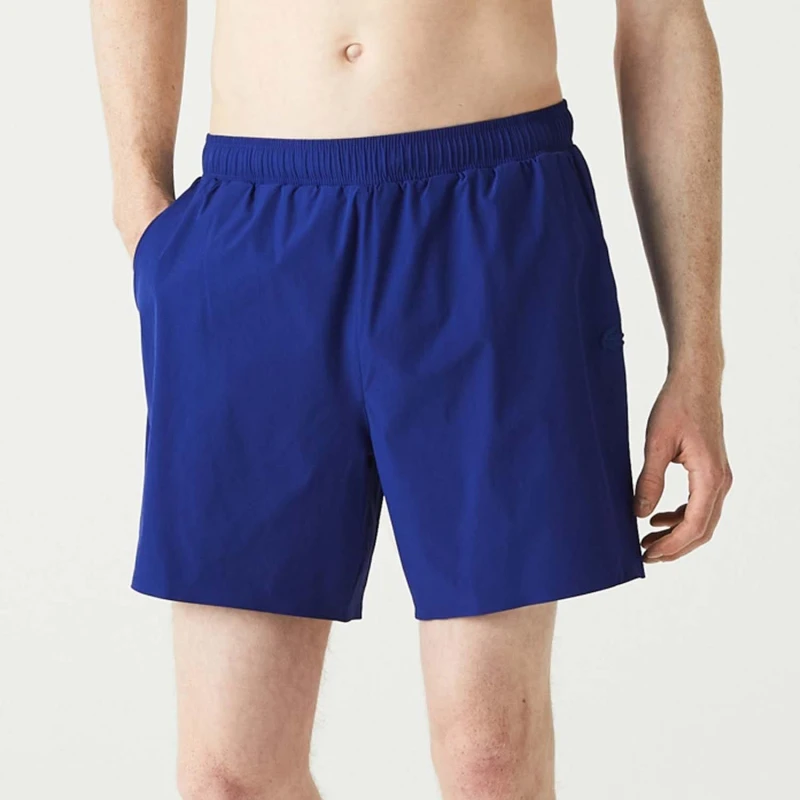 Image of Lacoste Light Swimming Trunks - Blue Blue S