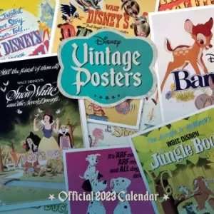 Image of Disney Vintage posters 2023 wall calendar Wall Calendar multicolour
