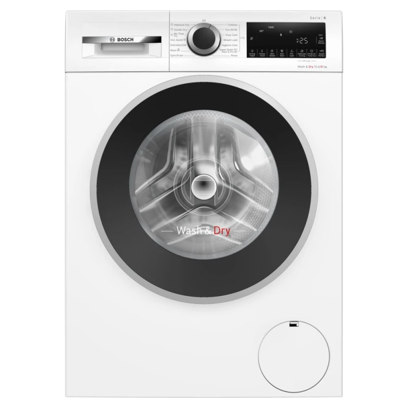 Image of Bosch Series 6 WNG25401GB 10.5Kg / 6Kg Washer Dryer with 1400 rpm - White - D Rated