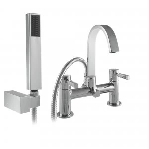 Image of Wickes Saluzzo Bath Shower Mixer Tap - Chrome