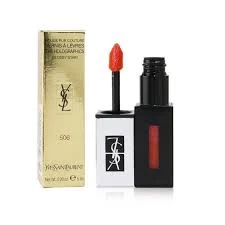 Image of Yves Saint Laurent Vernis a Levres The Holographics Glossy Stain 6ml - 506 Orange Gaming