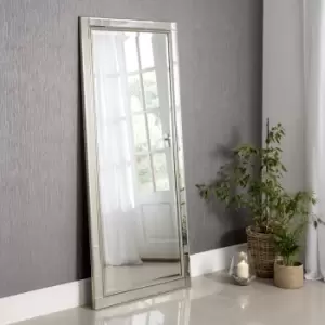 Image of Olivia's Yao Leaner Mirror in Silver